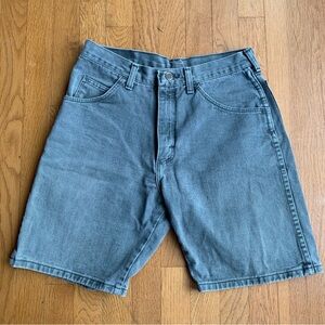 Vintage Wrangler Men's Faded Gray Jean Shorts 5 pocket 100% Cotton Made in USA